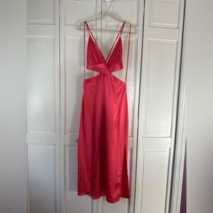 ZARA Pink Cutout Dress